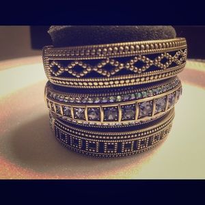 Gold Bangles (3) BRAND NEW